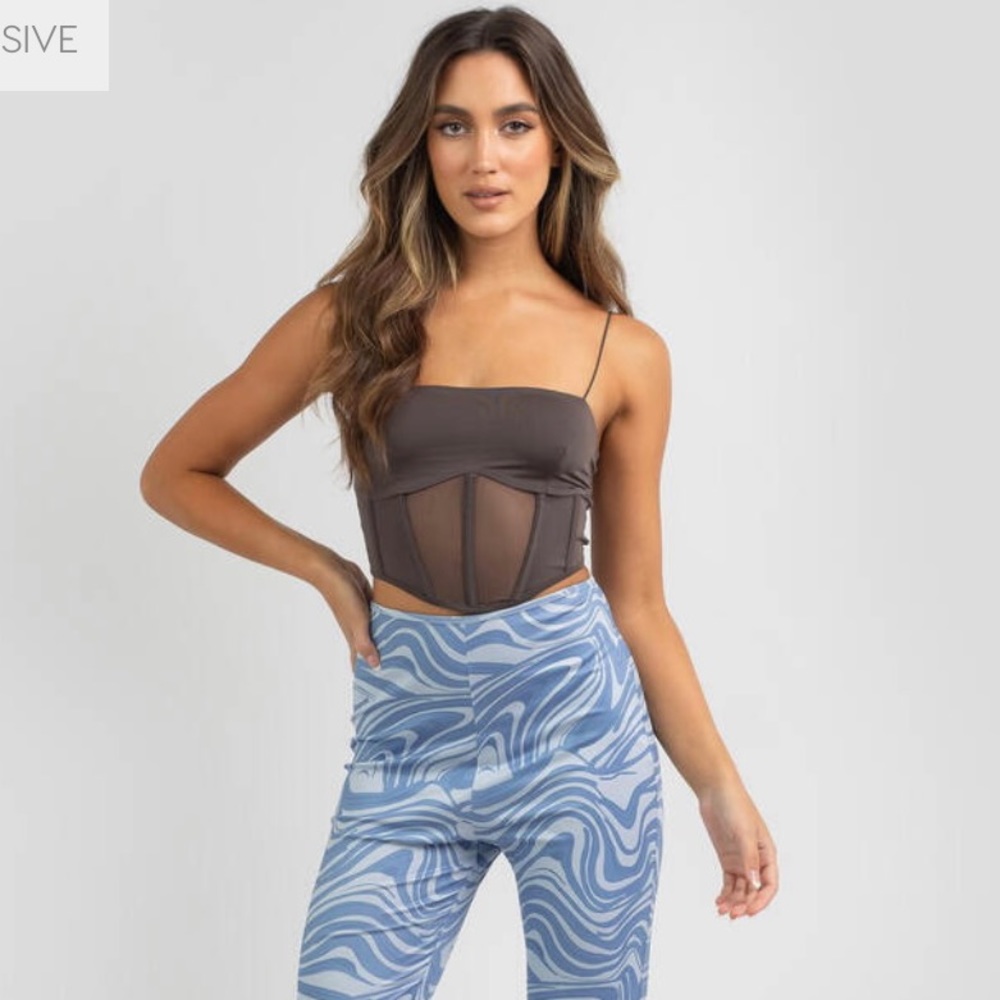 Ava And Ever Go Bestie Corset Top